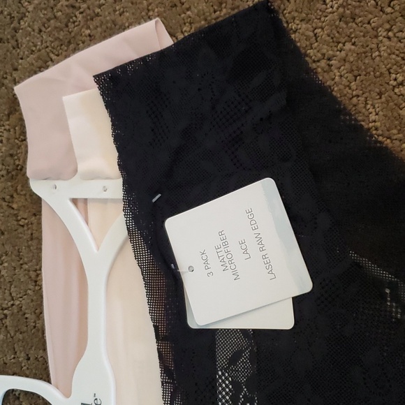 Womens Tranquil & True 3 pk Lace & Microfiber CHEEKY Panties Size 1X 2X 3X NWT - Picture 2 of 4